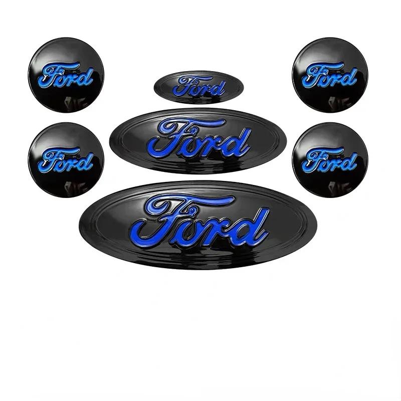 New 2026 Car Sticker Car Badge for Ford Focus Edge Explorer Escape Escape ST Kuga Mondeo Taurus Equator Steering Wheel Sticker F