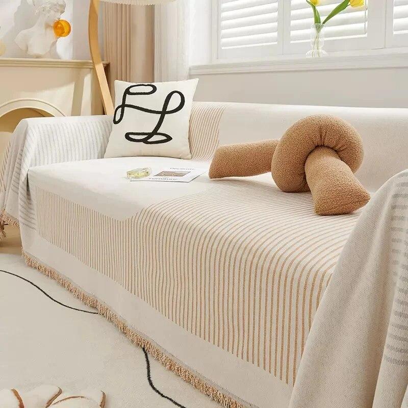 Blanket Universal Dustproof and Cat Scratch Proof Cover Cloth Sofa Blanket Home Deco Sofa Towel Blanket Chenille Couch Cover