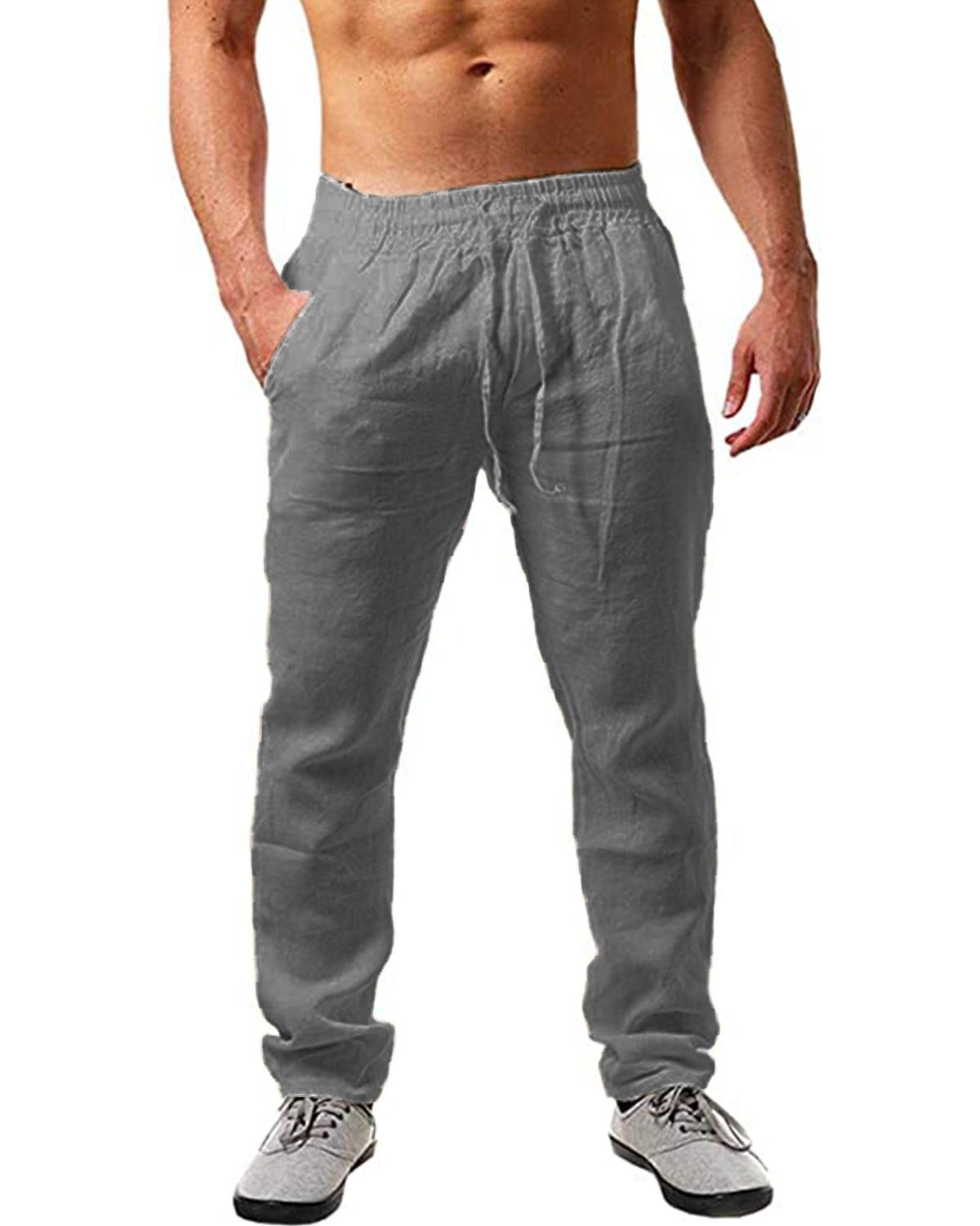 Juney Heren Hip-hop Ademende Losse Casual Broek Outdoor Wandelen Sportbroek XL