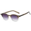  New Vintage Round TR90 Sunglasses Women Luxury Oval Fashion Men Sun Glasses Oculus UV400