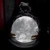 The Death God's Crystal Ball Sculpture Gothic Black Robe Death God Ornaments Resin Statue Crafts Halloween Home Decor