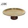 Stylish Dessert Dish Stainless Steel Fruit Plate for Kitchen Counter, Modern Pedestal Serving Elegant Tray, Multi-use Platter Dining Table Home Decor