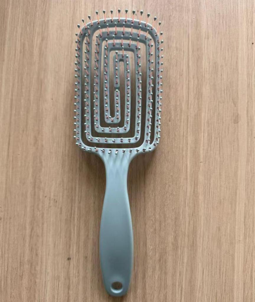 Fluffy Styling Skeleton Massage Comb for Women - Air Cushion KT Hairdressing Comb