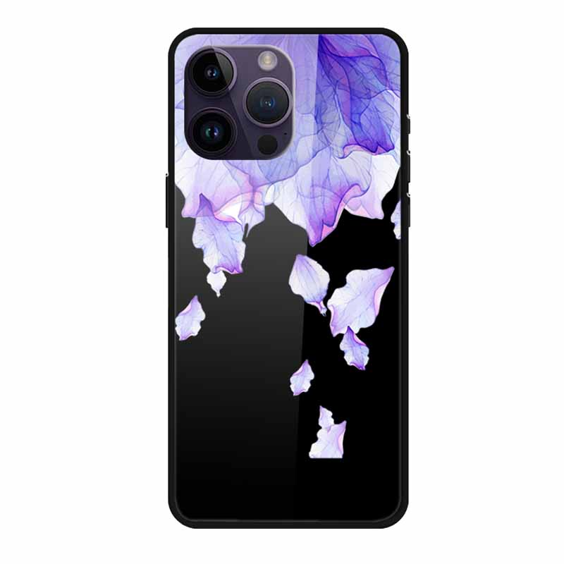 Tempered Glass Case For iphone 15 Pro Max Case Soft TPU Bumper Hard Glass Back Cover For iphone 16 Pro Max Phone Case 16Pro Max