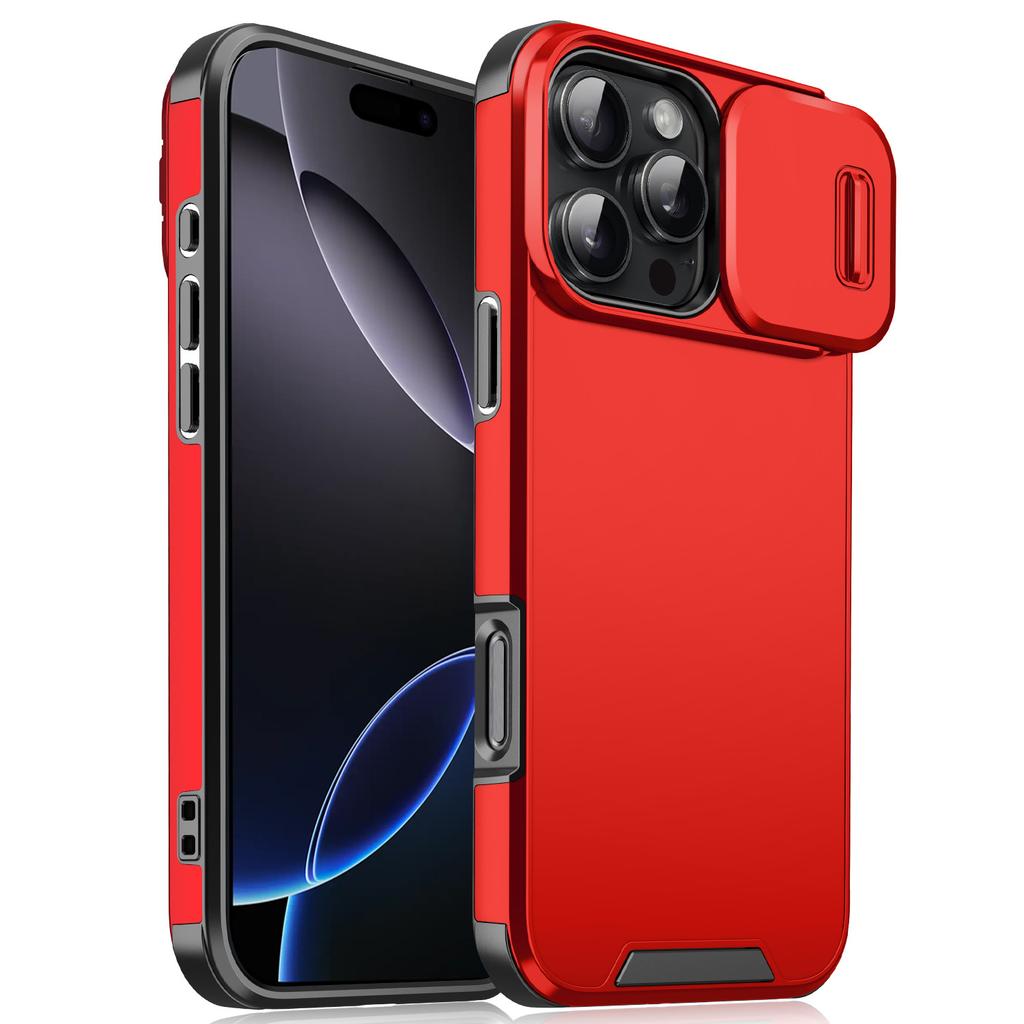 Posuvný kryt na ochranu fotoaparátu pre iPhone 17 16 Pro Max Nárazuvzdorné pancierové puzdro na telefón pre iPhone 11 12 13 14 15 Pro Max Plus 16e puzdrá