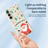 For Samsung Galaxy A36 5G Case Christmas Gifts Pattern Printing Straight Edge TPU Phone Back Cover