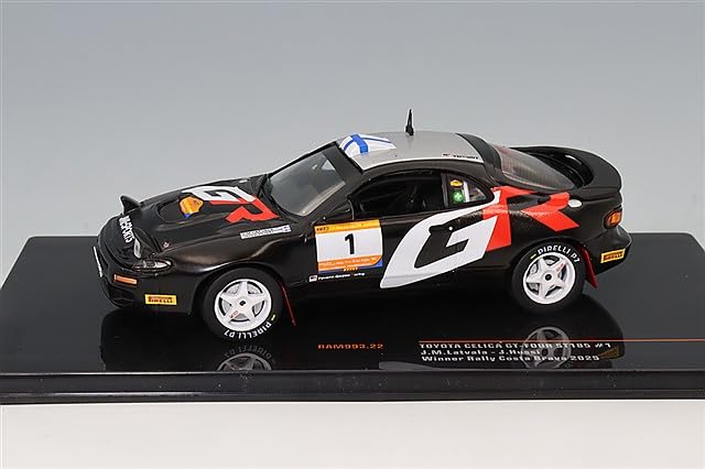 IXO Toyota Celica ST185 2025 Rally Costa Brava Winner Fussi 1/43 GT-FOUR #1 J.M. Latvala/J.