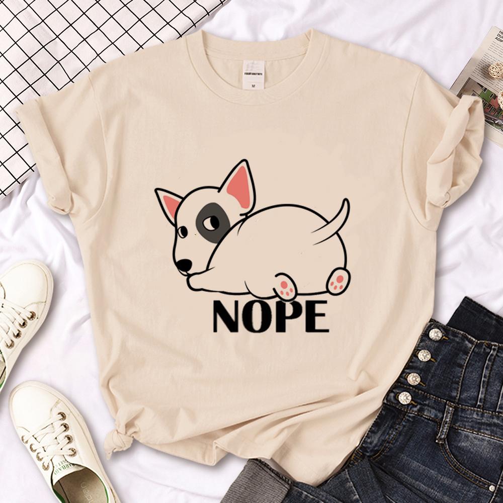 Bull Terrier Top Men Summer Tshirt Boy Manga Harajuku Clothes