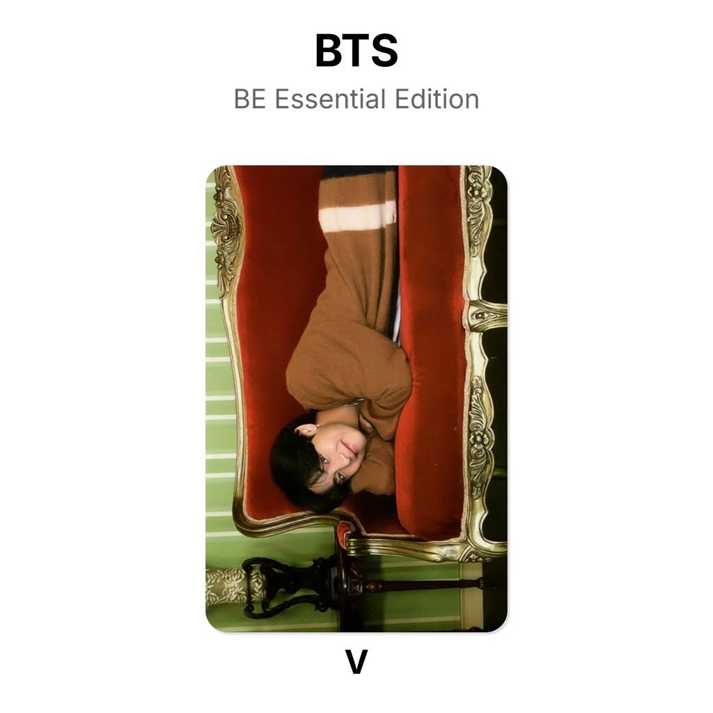 BTS BE Essential Edition Official Photocard