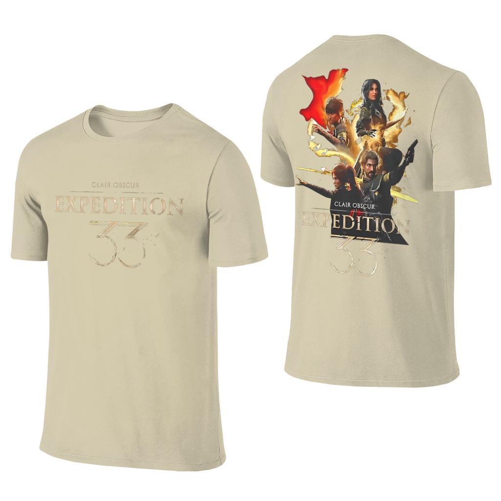 Clair Obscur Expedition 33 Video game Accessories T-Shirt for Men Women  Vintage Cotton Unique Clothes