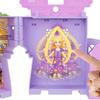 Mattel Disney Princess Rapunzel and the Tower (Stackable Castle Series! Mini Doll) Dress-up Dolls & House Playset with 1 Mini Doll, Ages 3+, Purple JD