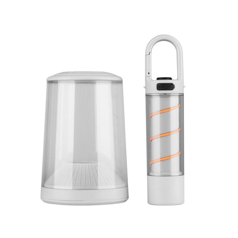 2000mAh Camping Lantern Light Portable LED Flashlight Rechargeable Lamp with Battery Outdoor Work Torch with Grip For Garage Hiking Travel