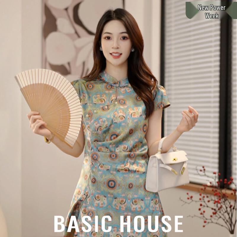 Basic House Women s Chinese Style Summer Two-Piece Outfit M