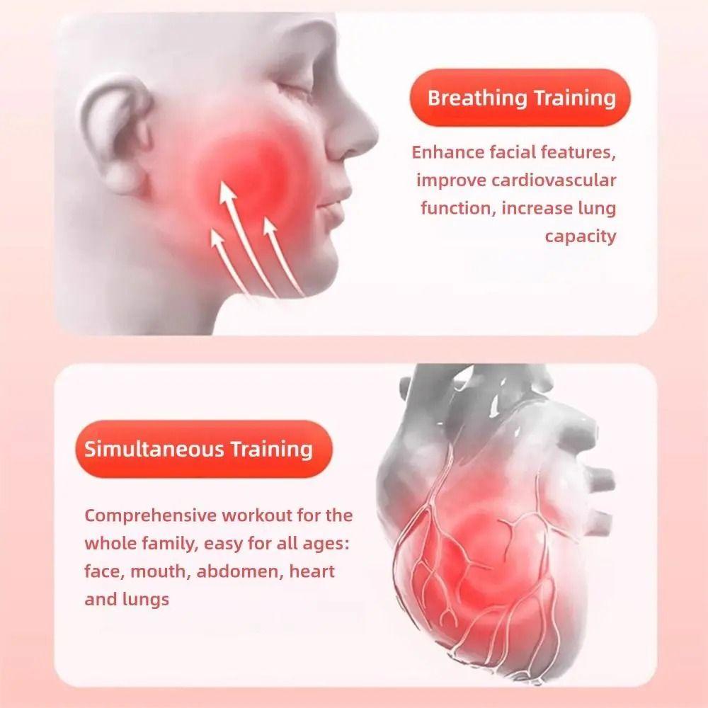 Muscle Trainer Breathing Exercise Device Stronger Lungs Deep Breathing Trainer Fitness