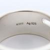 GUCCI Branded G Ring Silver925 #5.4(US Size) 7.1g Women Used