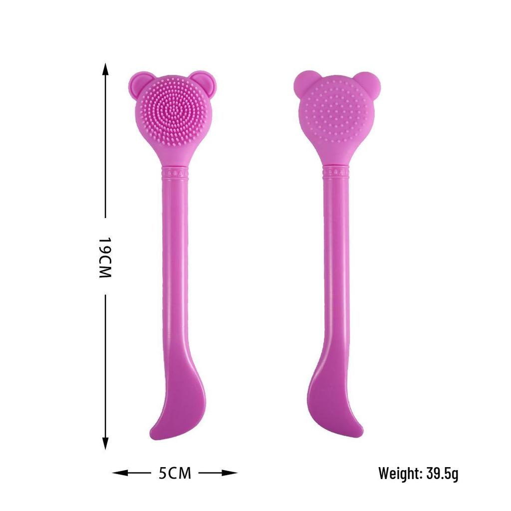 Portable Silicone Facial Cleansing & Makeup Remover Brush - Soft Blackhead Remover Tool