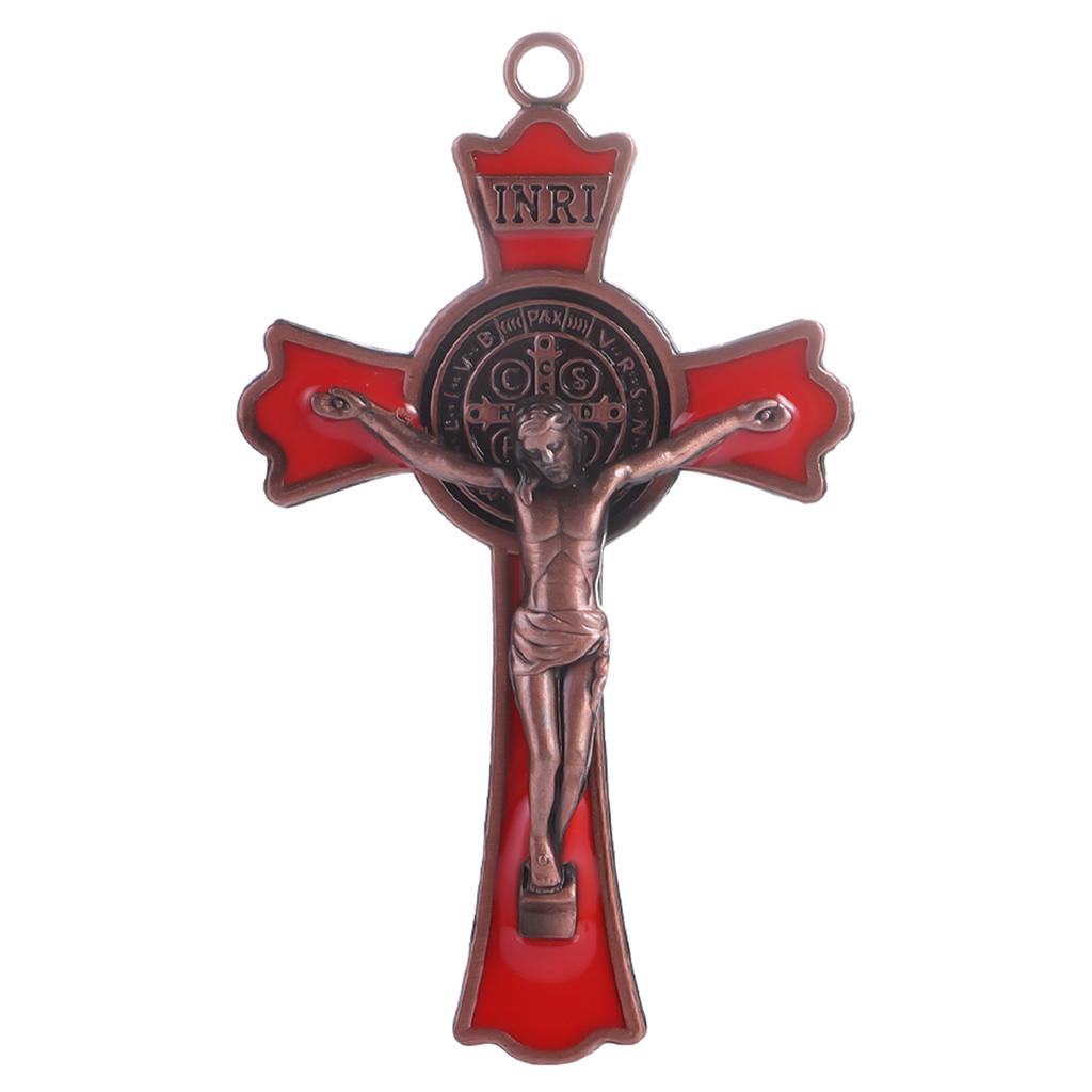 Multi Style St. Benedict's Cross, Jesus Christ Pendant, Religious Prayer Decoration Supplies