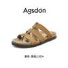 Augustus Denboken slippers women's 2025 new summer wear with skirts, light and not tired, Roman cool slippers