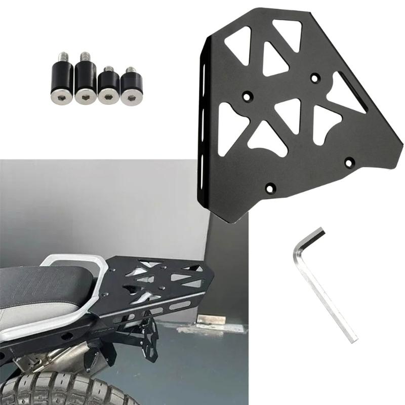 Heavy Duty Motorcycle Rear Rack with 10Kg Load Capacity & Universal Luggage Mounting Fit for 450MT And 450