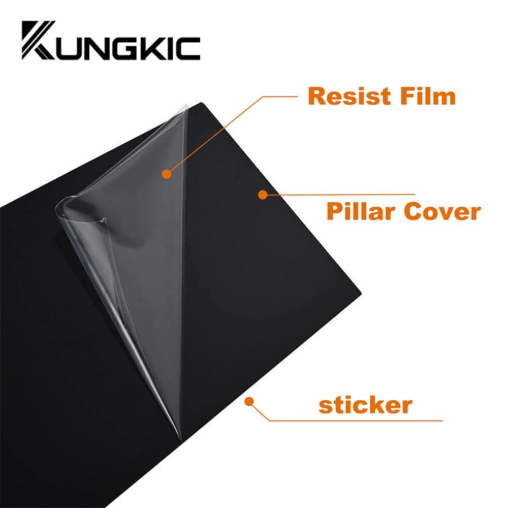 B Pillars For Subaru Subaru Crosstrek 2025 2025 LHD RHD Car Window Door Column B Pillar Post Trim Glossy Carbon Fiber Sticker