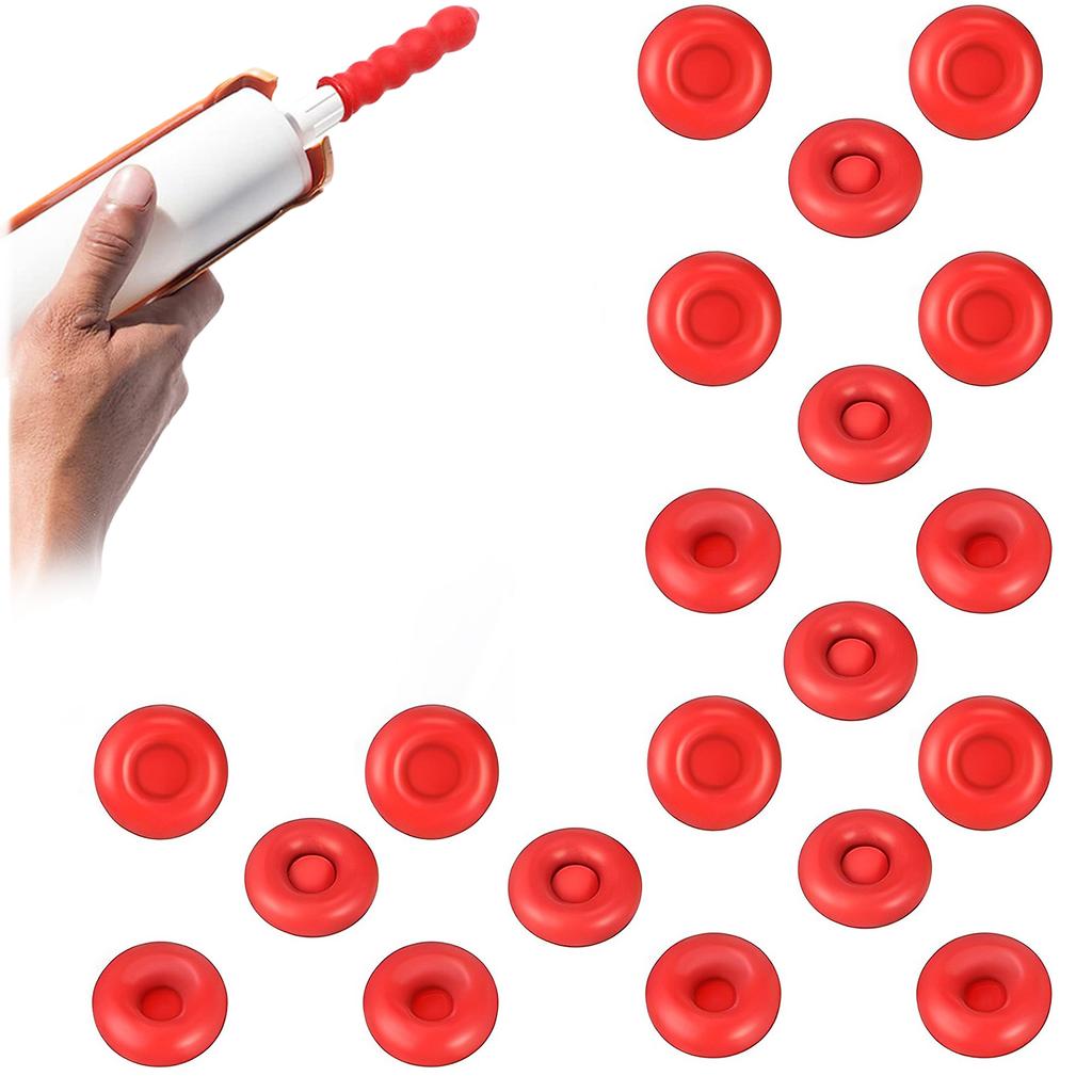 Caulking Tube Caps Sealer Glass Covered Latex Material Head Covers for Sealing and Preserving