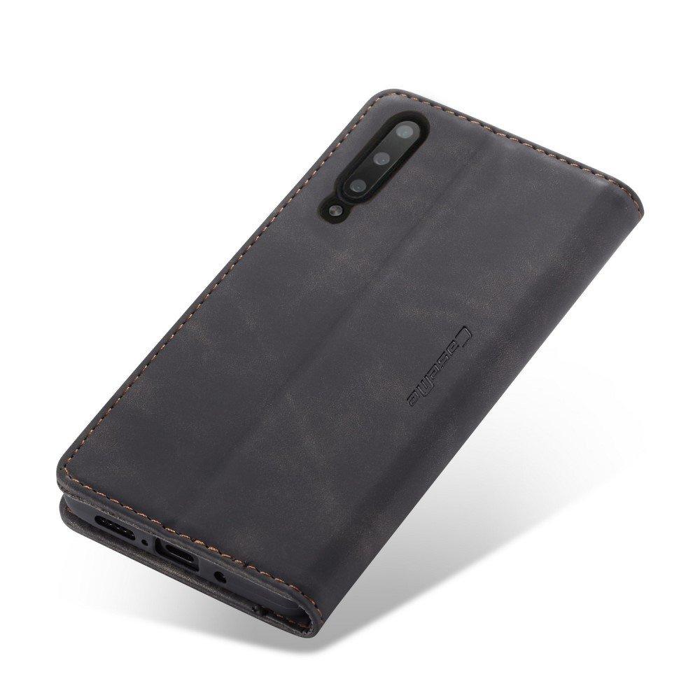 CASEME Case for Samsung Galaxy A50/A50S/A30S, Leather Wallet Case, Black