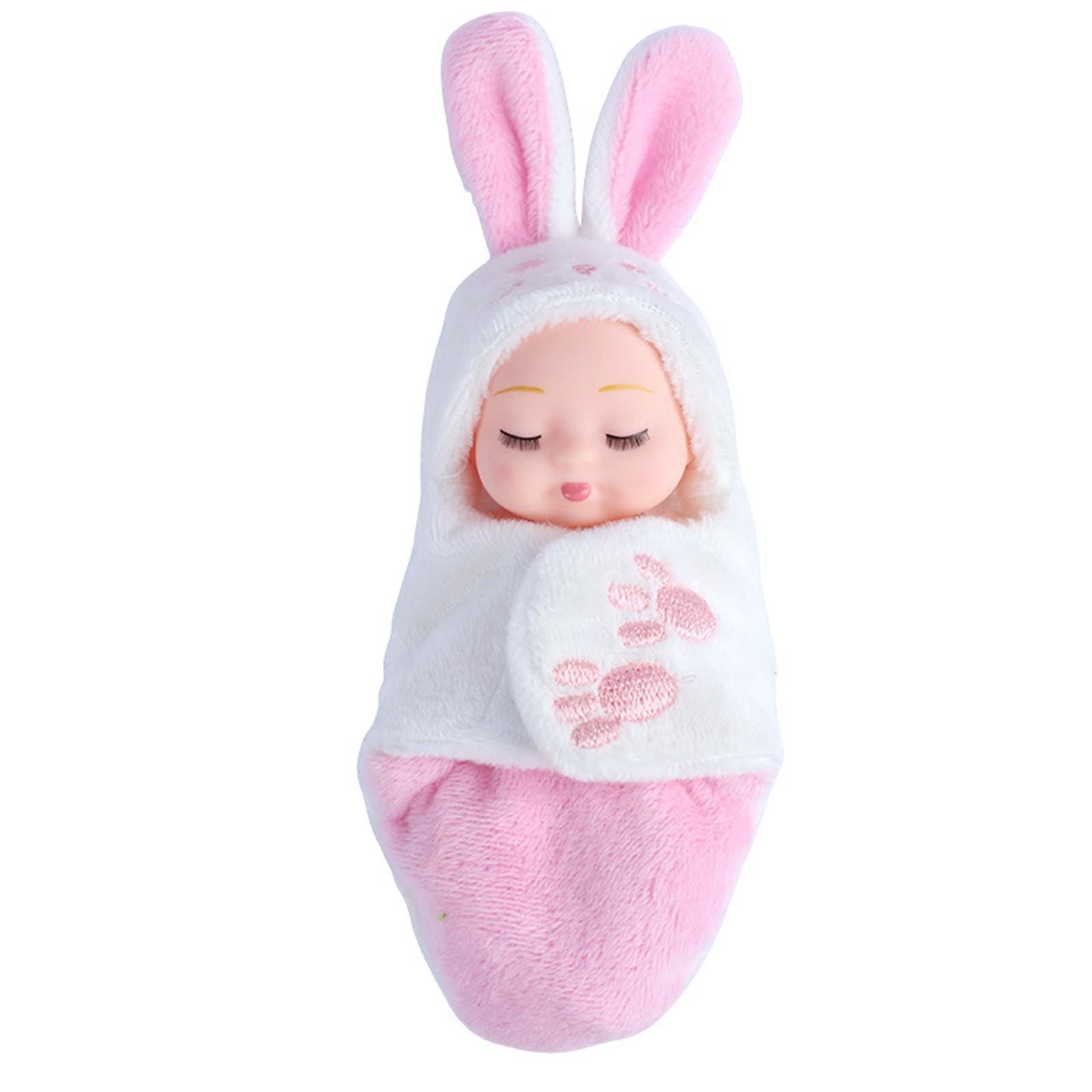 

4-дюймовые куклы-младенцы, набор из 6 предметов, реалистичные игрушки-куклы с милой одеждой для кукол ручной работы, подходящие для детей от 3 лет и старше One Size зелёный