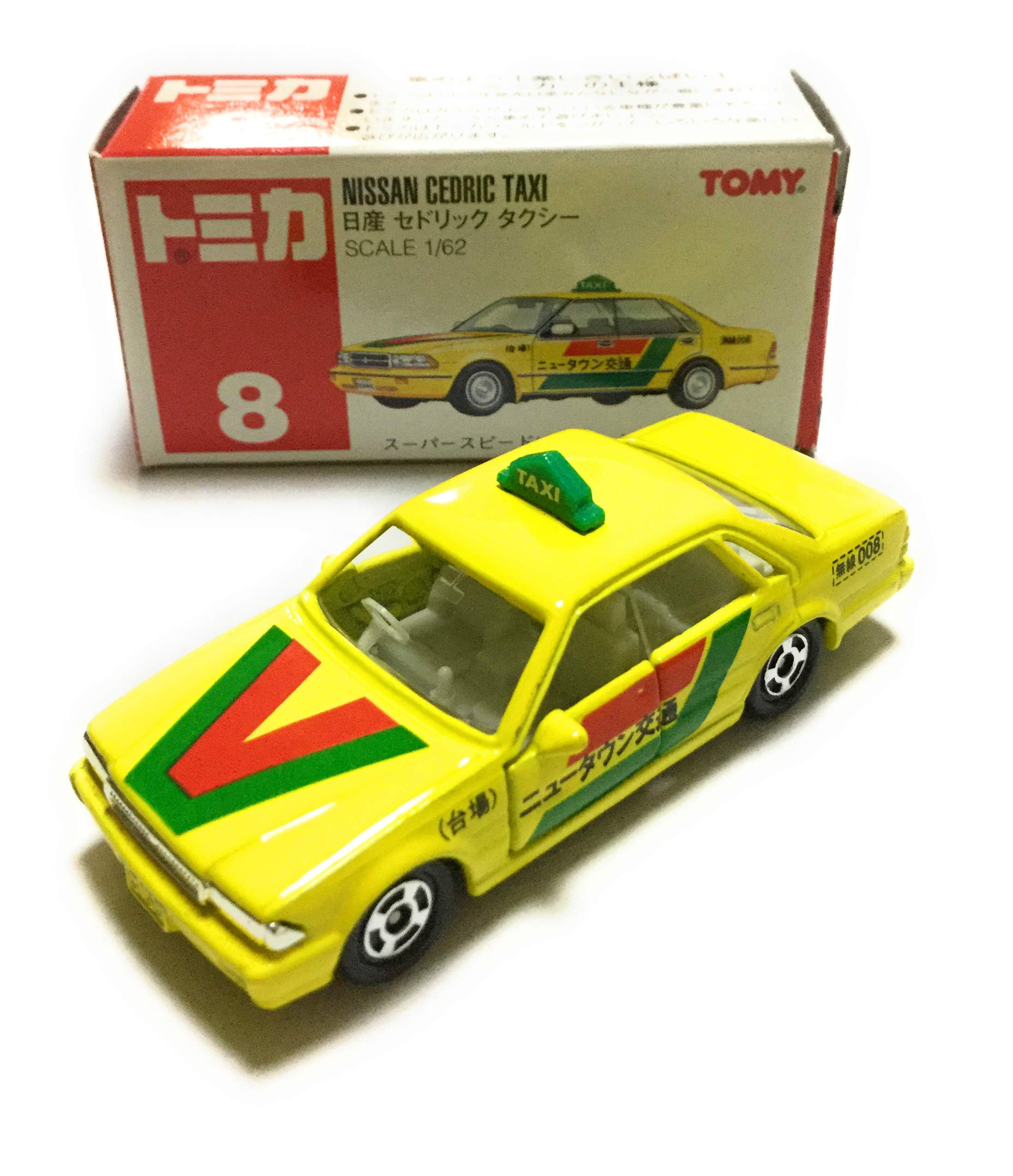 Tomica 8 Nissan Cedric Taxi 1/62