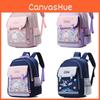 Rabbit Childrens Astronaut Oxford Fabric School Bag With Padded Straps For Kids