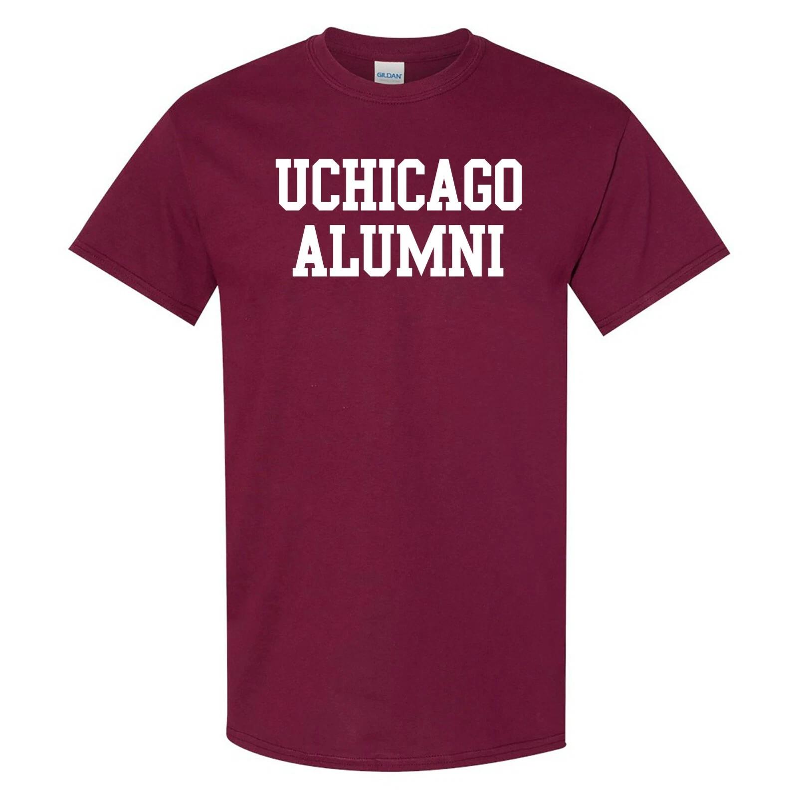 University of Chicago Maroons Basic Block Alumni Collegiate T Shirt - Maroon S