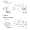 1PCS DC 12V 365/385 Motor 11600RPM/10000RPM Motor Blower/Hot Air Gun/Small Electric Drill Motor