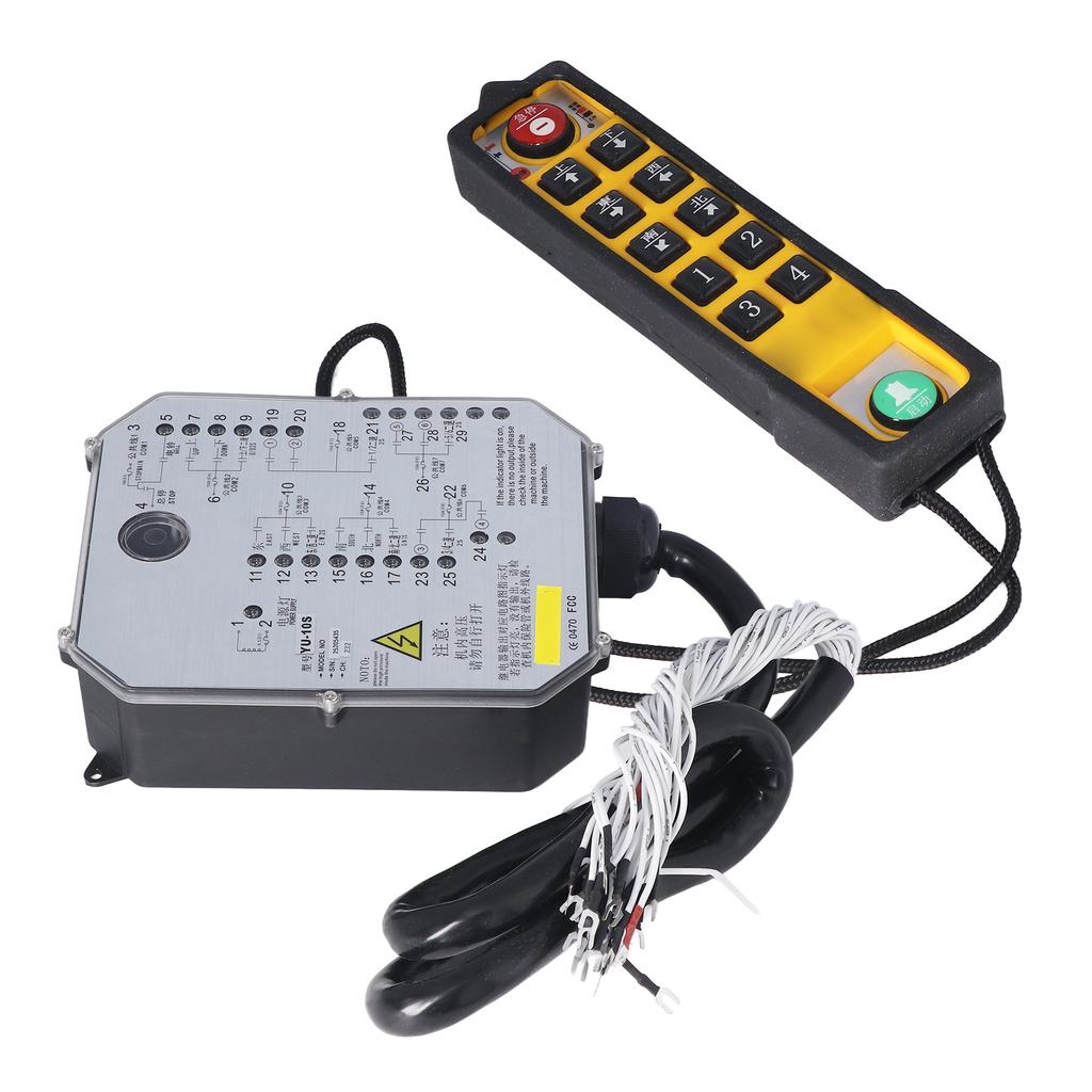 Industrial Remote Control 12 Buttons LED Indicator Crane Controller Hoist Accessories 800MHz 24V