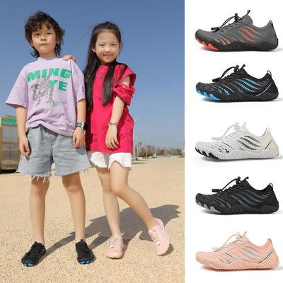 Women's and Men's Quick-Dry Water Shoes, Parent-Child Anti-Slip, Anti-Cut, Sea Rafting, River Tracing, and Kids' Barefoot Swim Shoes.