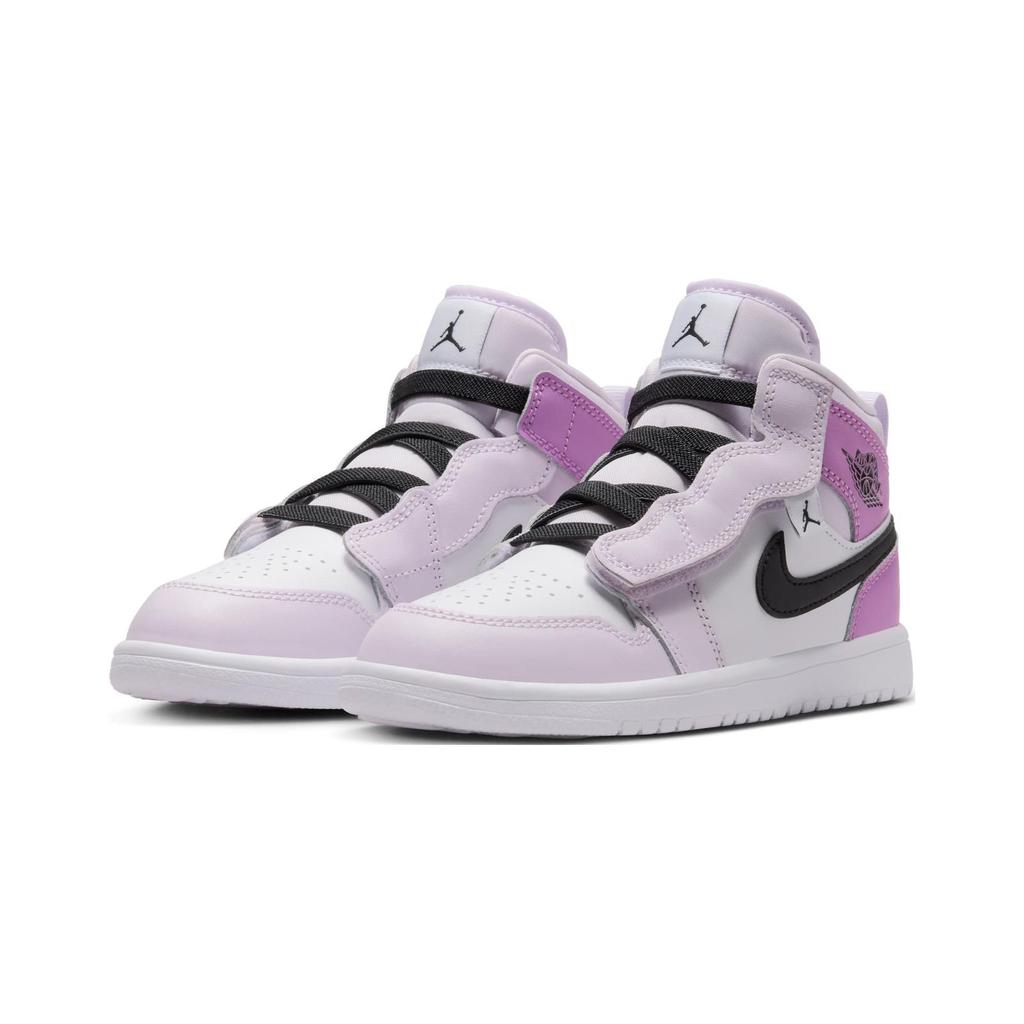 Air Jordan 1 Mid ALT PS Barely Grape Kids Sneakers Purple Black White AR6351-501