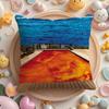 Red Hot Chili P-Peppers Band Cushion Cover Plush Fabric Soft Double-Sided Printed Sofa Pillow Case Colorfast Home Decor Gift