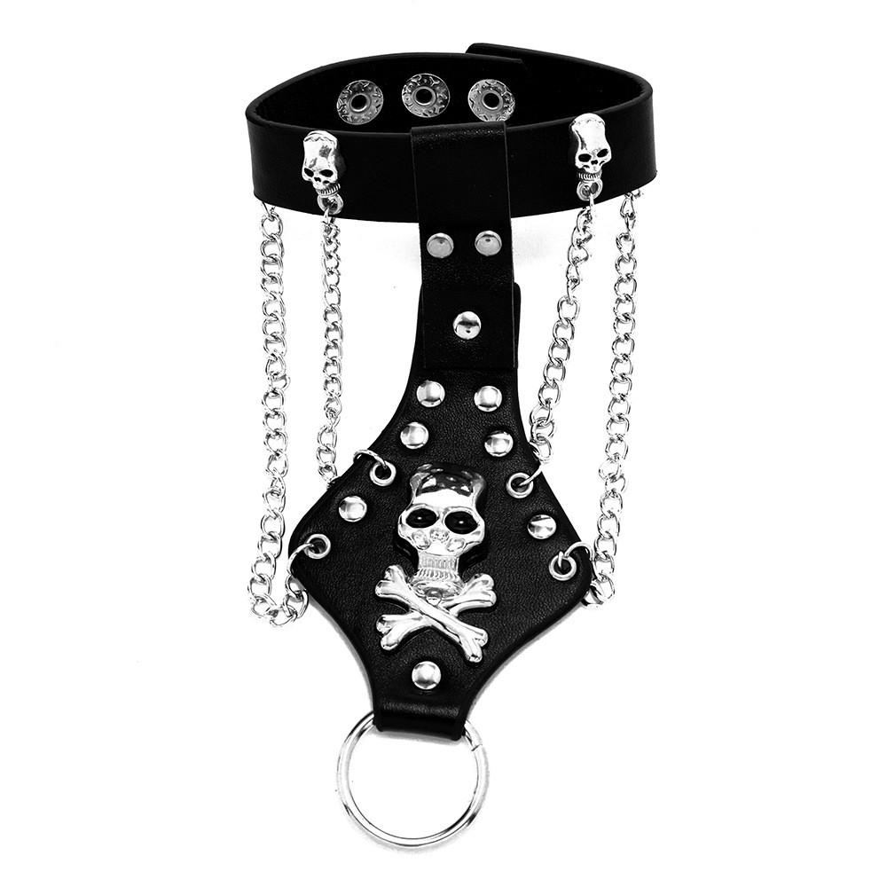 Skull Rock Punk Claw Bracelet Decor With Alloy Construction And Rivet Design