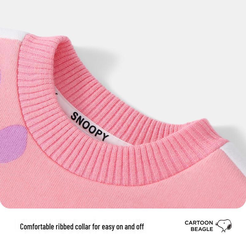 Snoopy Kids' Warm Round Neck Knit Sweater