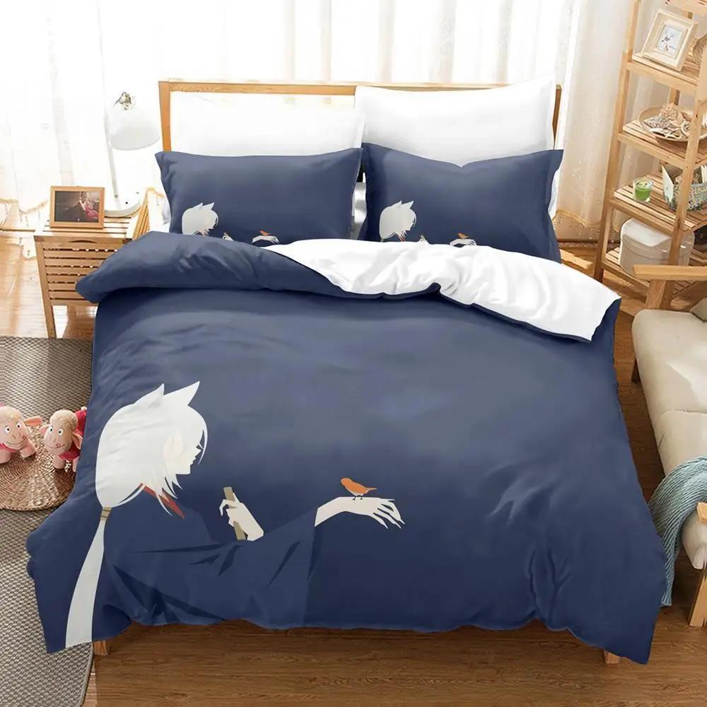 

New Kamisama Kiss Tomoe 3D Print Bedding Set Cozy Soft Duvet Cover King Queen Twin Size Birthday Gift Bedroom Decoration EU Single 135x200cm