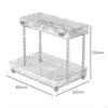 Bathroom Counter Organizer 2 Tier Creative Vanity Tray Cosmetic Makeup Storage Shelf