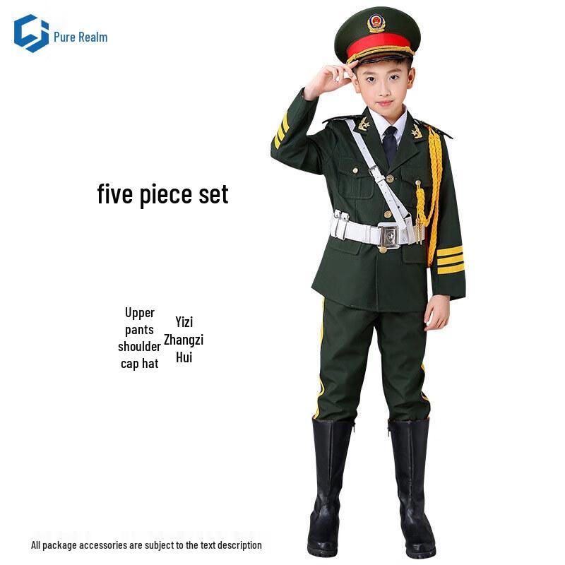 Uniforme de cérémonie de levée de drapeau et de spectacle pour enfants