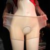 Seamless Aurora Silky Flat Corner Crotch Stockings Panties Sexy Shiny Ultra-thin Silky Large Size Couple Panties