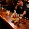 Bottiglia di Whiskey a forma di Escavatore Escavatore 3D Bottiglia di Whiskey Vino Novità Intagliata a Mano Vuota per Conservazione Vino Decorazione Artigianale