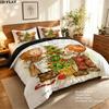 Sarakey Pattern Bedding Quilt Set Quilt Cover Pillowcase Home Birthday Gift(1 * duvet cover + 2 * pillowcase, without core)