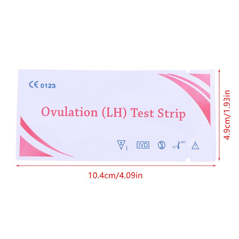 20Pcs Lh Ovulation Tests Over 99% Accuracy Test Kit Household Strips Urine Test Strips Pregnancy Ovulation Lh Test Strip