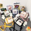 New Canvas Bag Female Student Small Bag Wind Messenger Bag Literary Versatile Cute Shoulder Bag