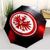 Eintracht Frankfurt Aufdruck Automatischer Öffnungs-Schließ-Regenschirm, Tragbarer Faltregenschirm, für Outdoor-Pendeln Campingausflug, Ideales Geburtstagsgeschenk