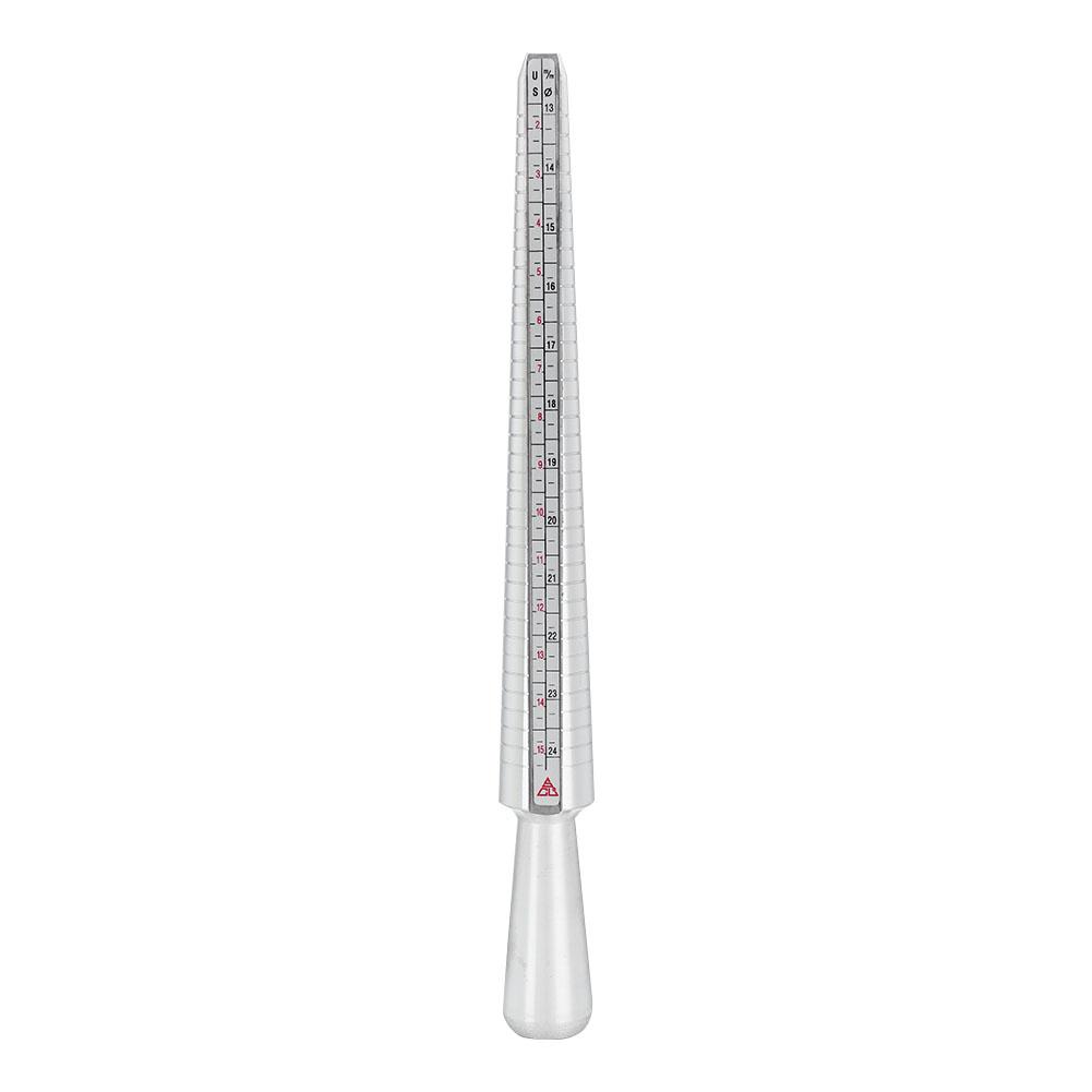 

Aluminum Alloy Ring Mandrel Stick Gauge Sizer Jewelry Measuring Tool