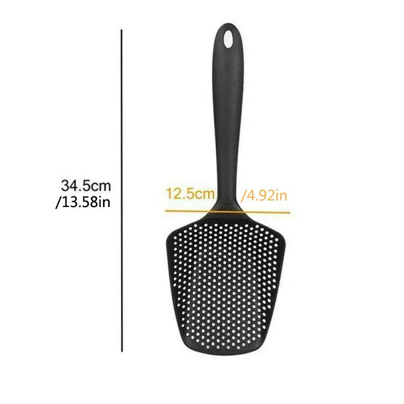 Kitchen Spoon Filter Cooking Shovel Strainer Scoop Plastic Spoon Plastic Strainer Scoop Colander Leaking Shovel Accessories