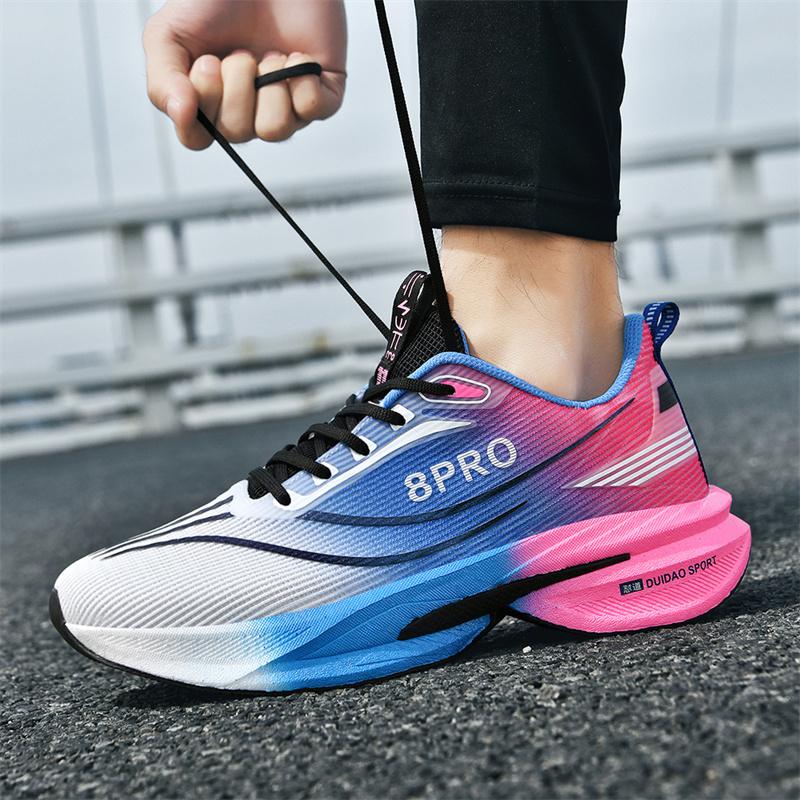 Men Sports Running Shoes Breathable Laced Lightweight Sports Shoes Men Comfortable Wear-resistant Anti-slip Casual Men Shoes