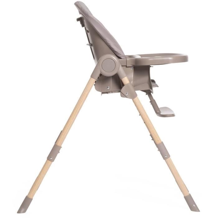 Chaise Haute - CHICCO - Polly Essential - 0/3 ans - Gris Ash